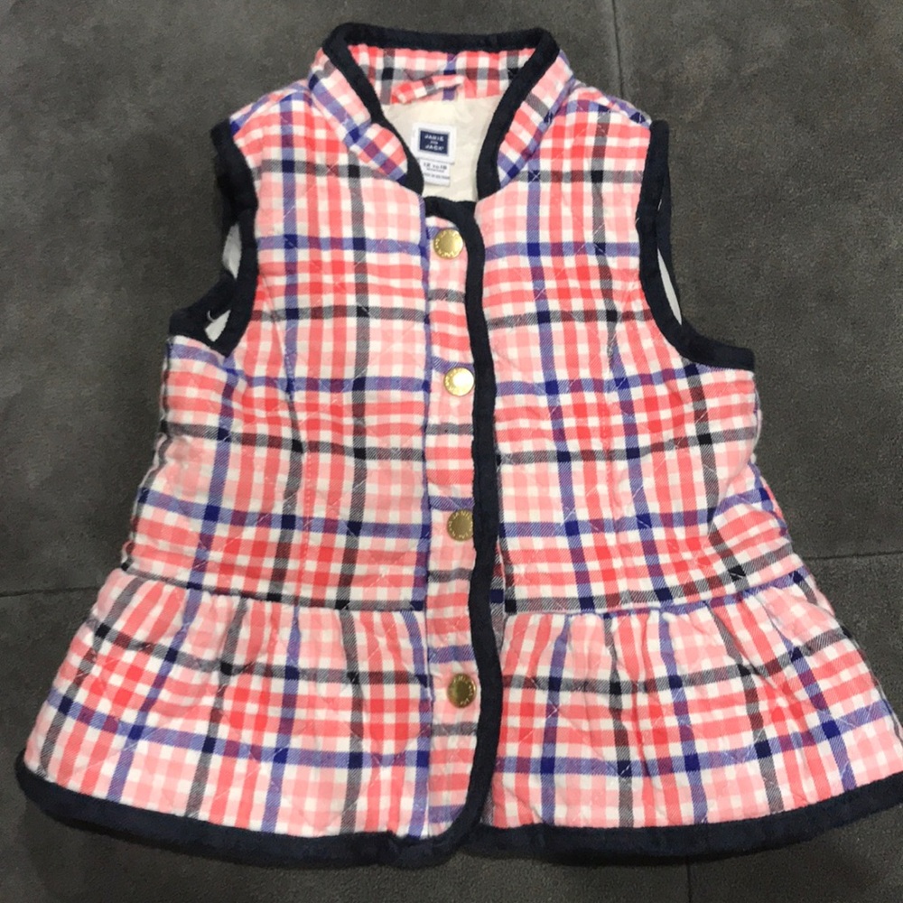 Plaid vest